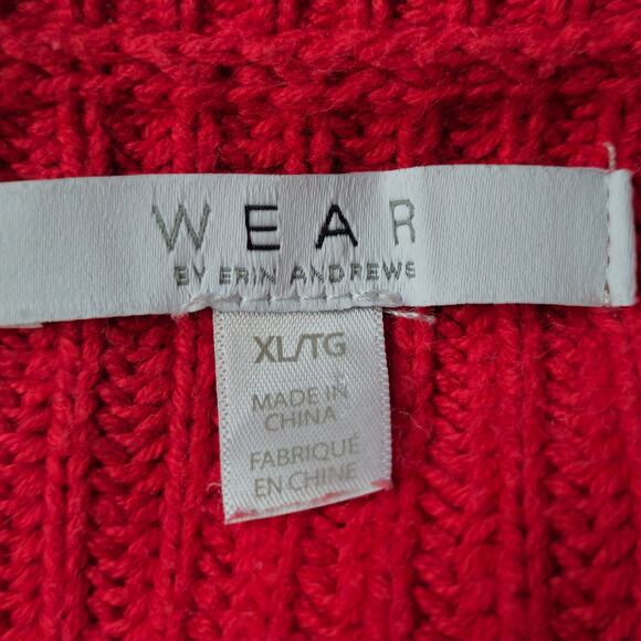 Kansas City Chiefs Sweater Chunky Script Pullover Size XL - Picture 5 of 7